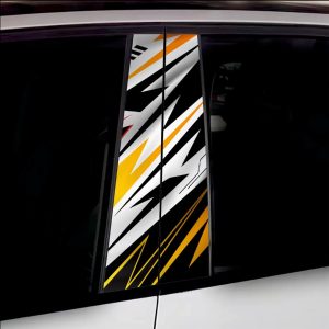 Set 2 stickere decorative pentru stalpii usilor, print autoadeziv de inalta rezolutie, dimensine 2 buc x 50 x 22 cm , cod: AVX-SSU-24