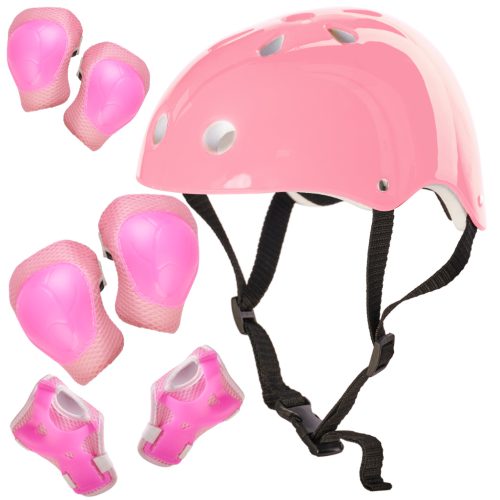 KX5613_1 Kask ochraniacze na rolki deskorolkę regulacja niebies
