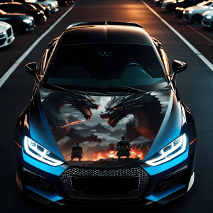 Folie Capota Auto "Hood Art" rezistenta la exterior, marime M (165 x 120cm) - Cod: AVX-CAPOTA-022M